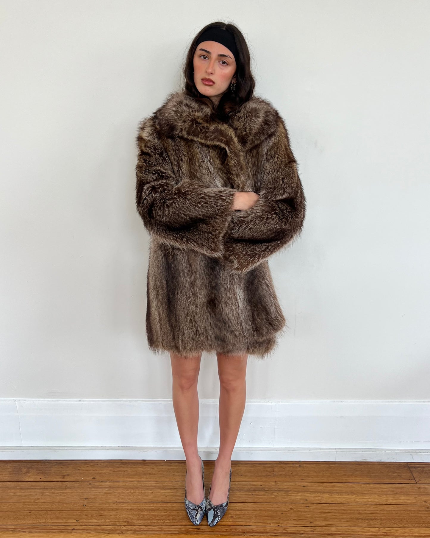 genuine Italian fur coat