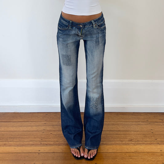 multi wash denim jeans