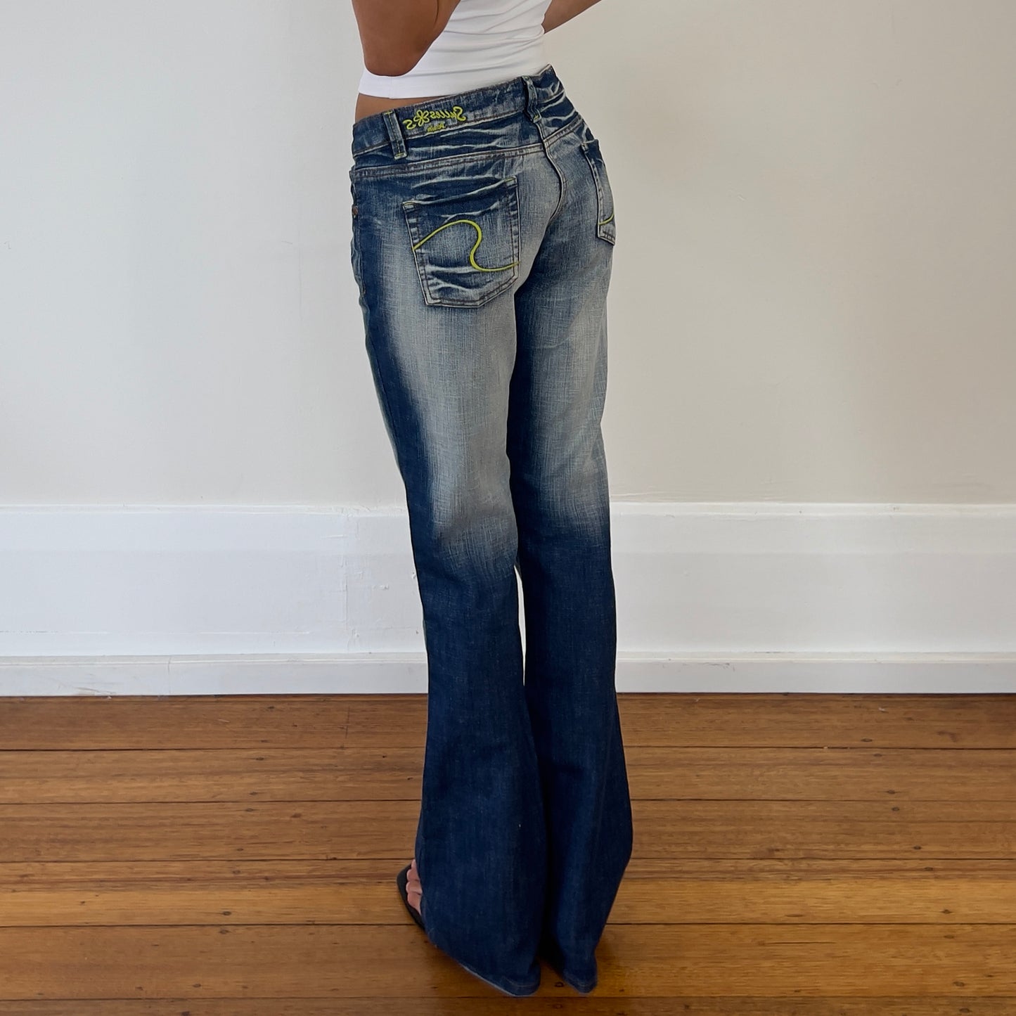 multi wash denim jeans