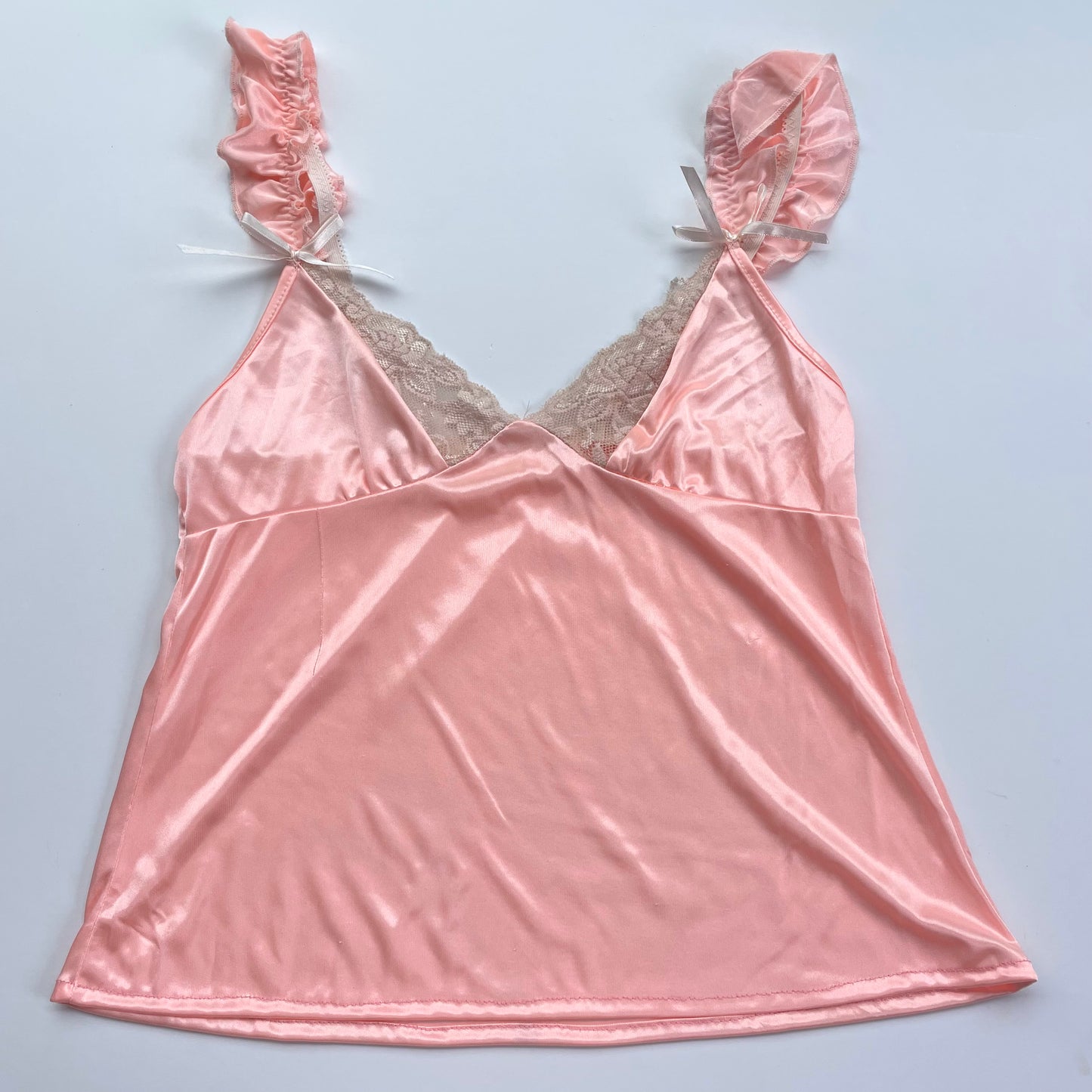 silky pink cami