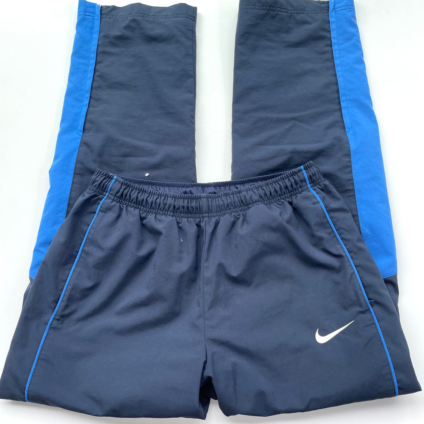 navy Nike track pants