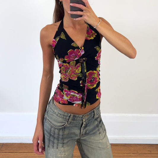 floral halter top