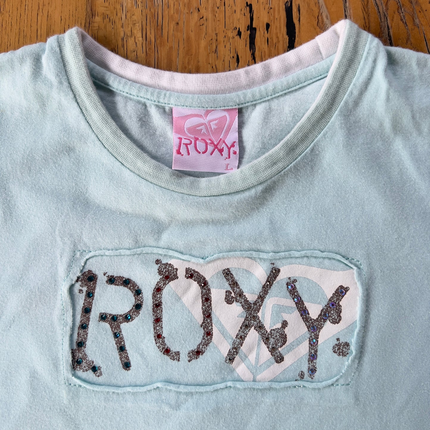 y2k graphic Roxy tee