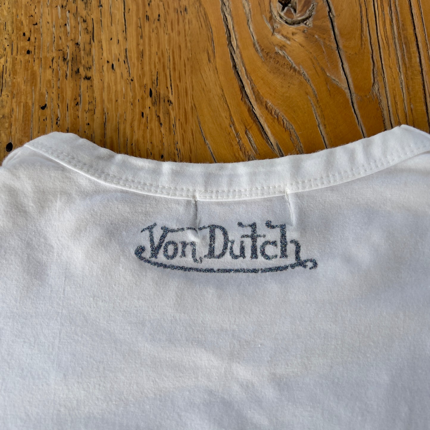 y2k Von Dutch baby tee