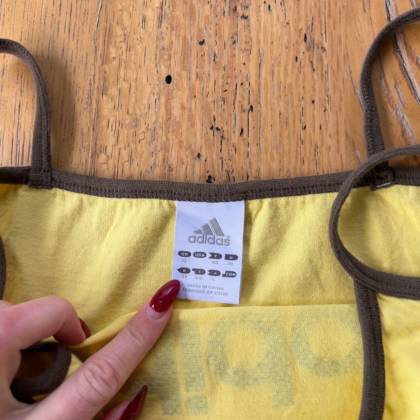 y2k Adidas tank yop