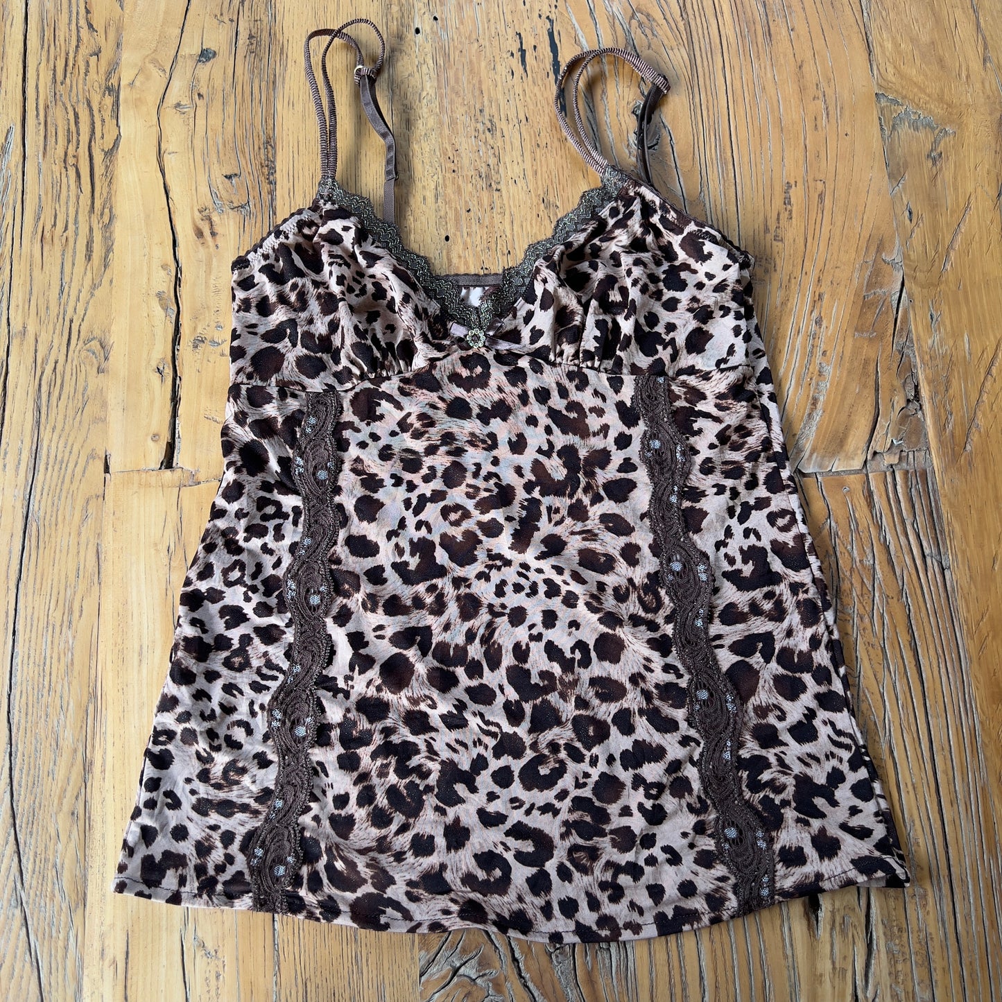 leopard print cami