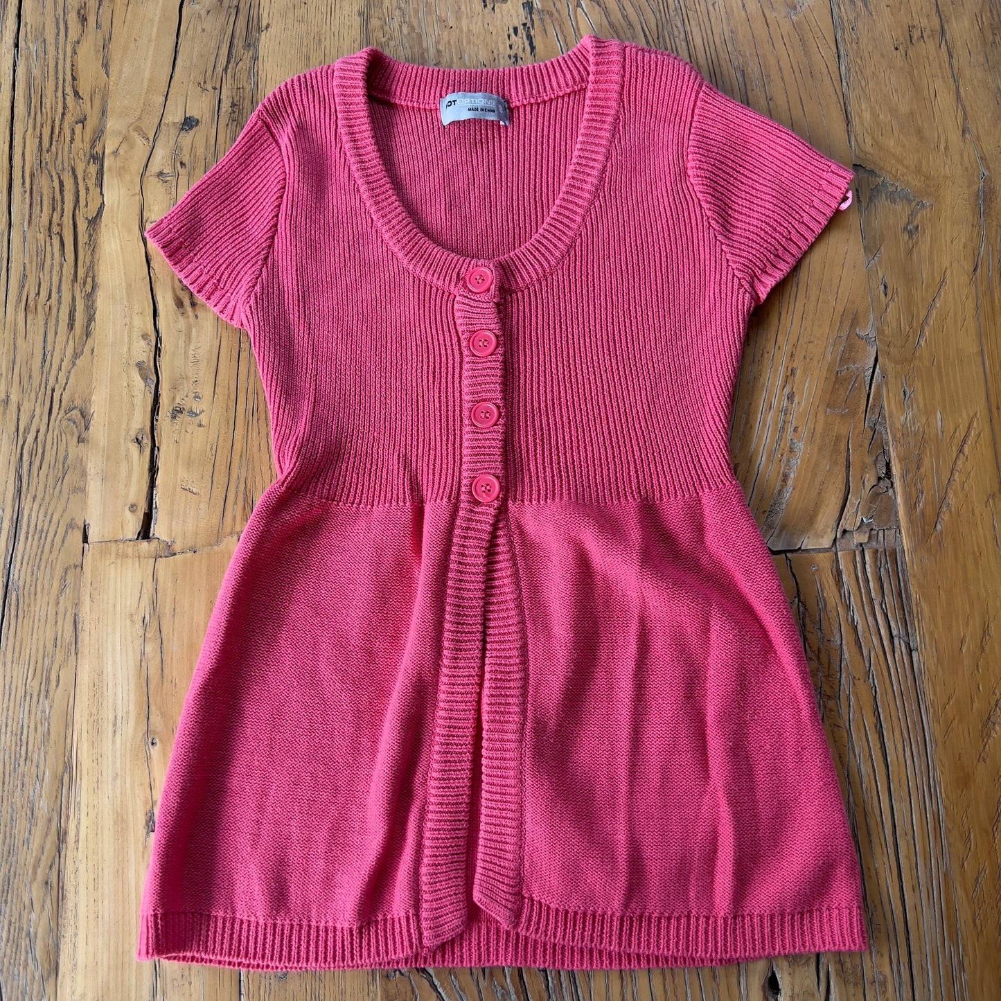 pink baby doll knit