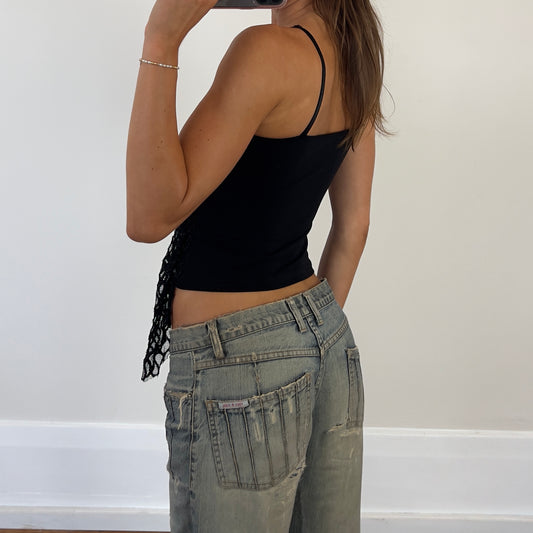 black lace fairy cami