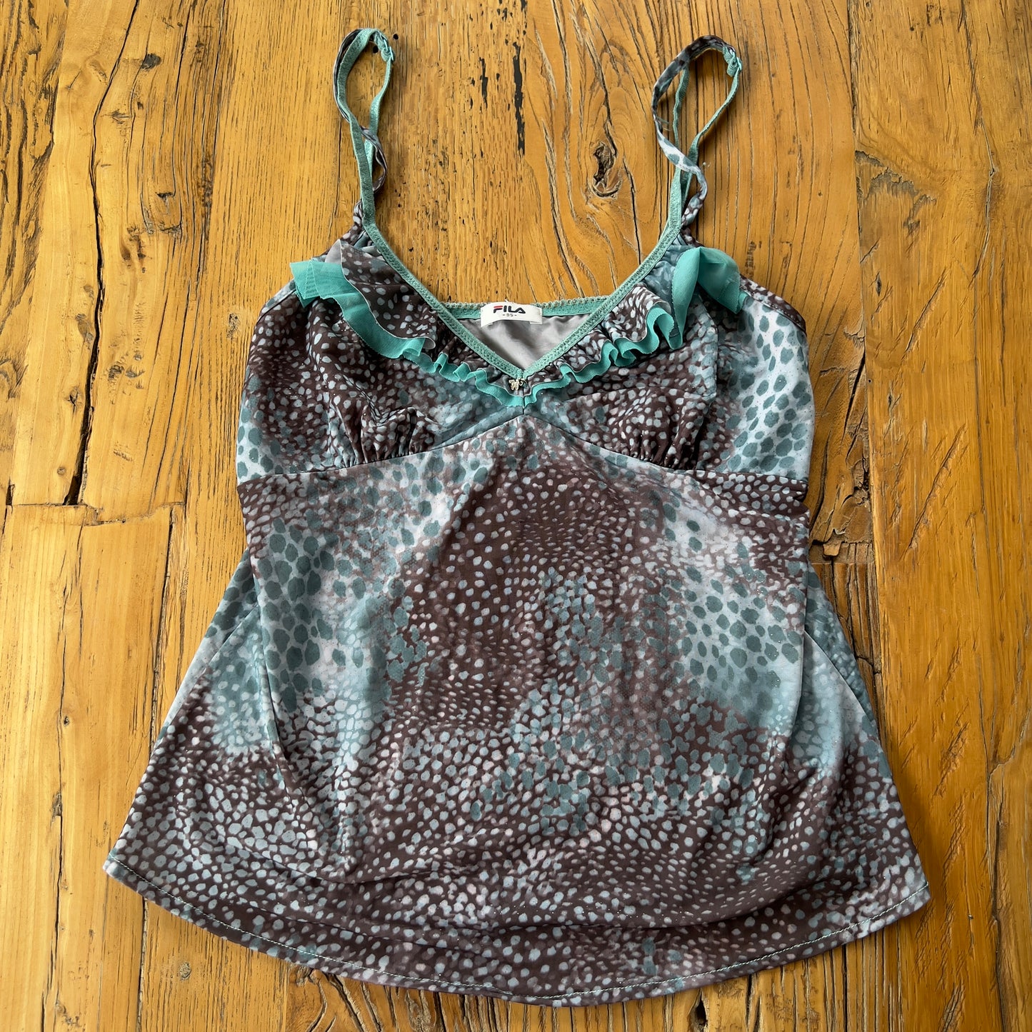 y2k printed cami