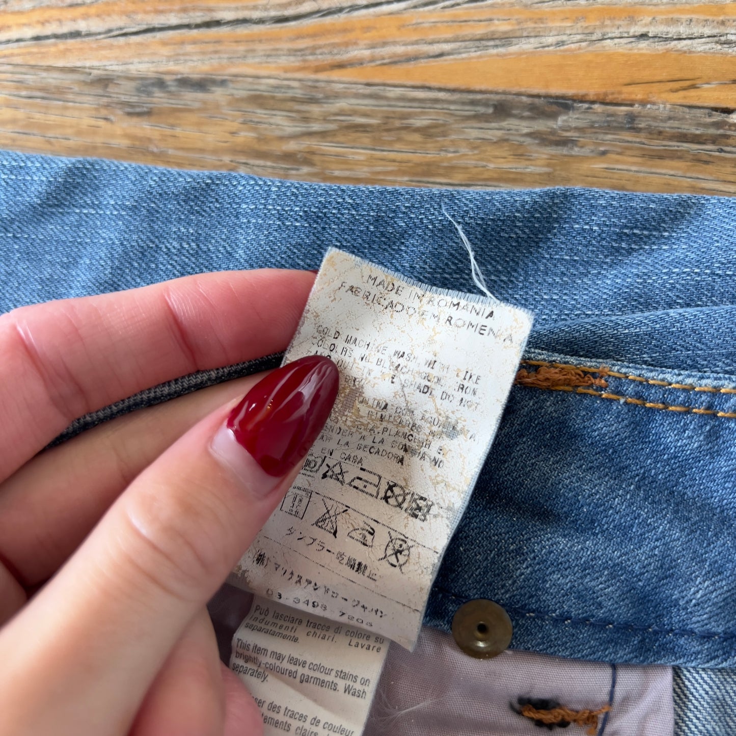 wide leg denim jeans