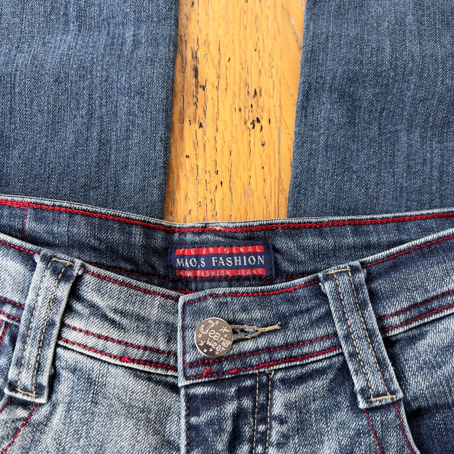 bootcut denim jeans