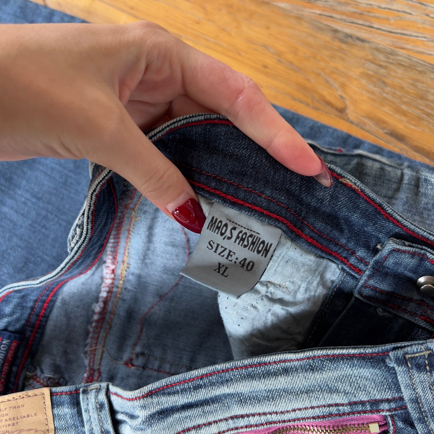 bootcut denim jeans