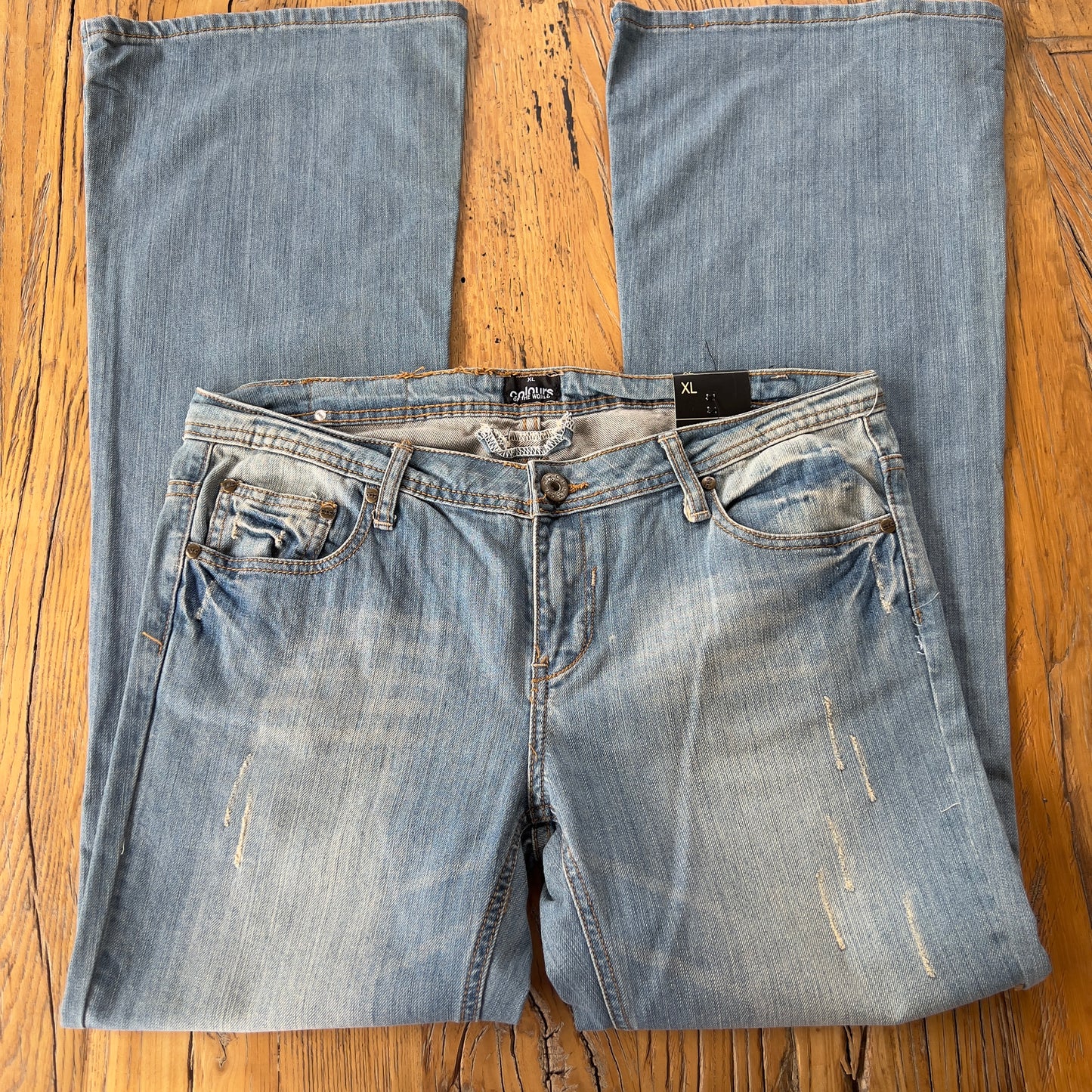 baggy denim jeans