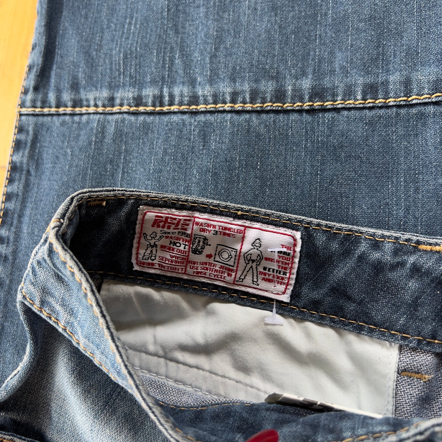 workwear style jeans