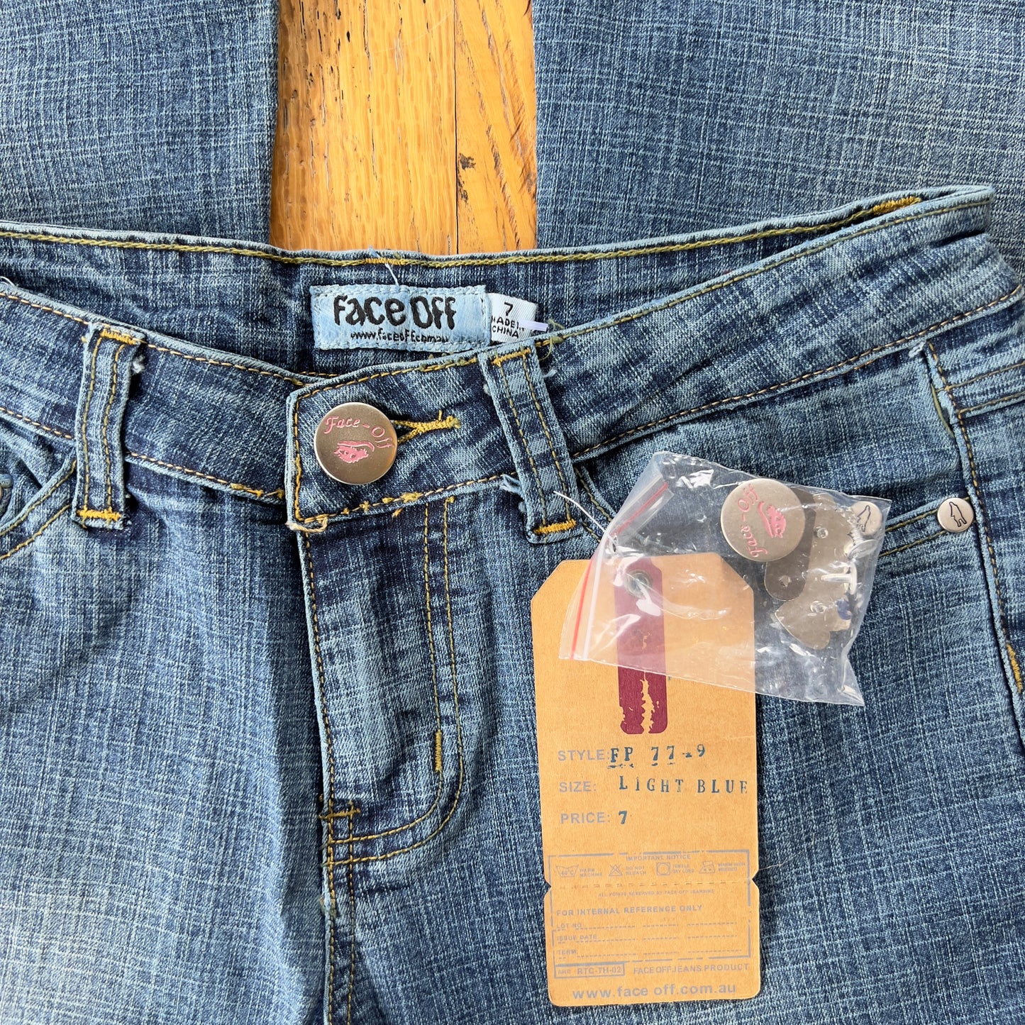 deadstock Face Off jeans