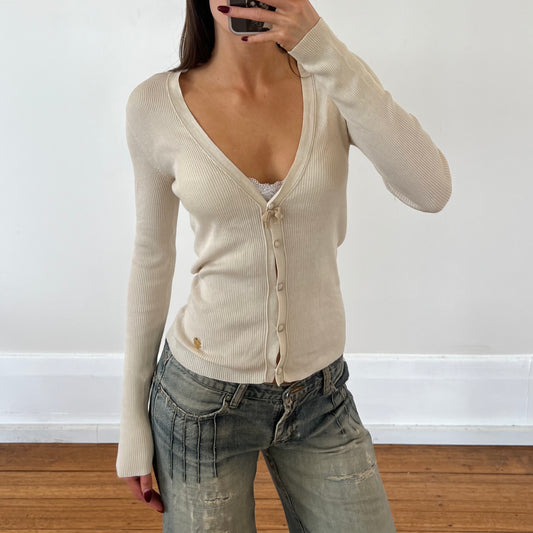 cream henley long sleeve