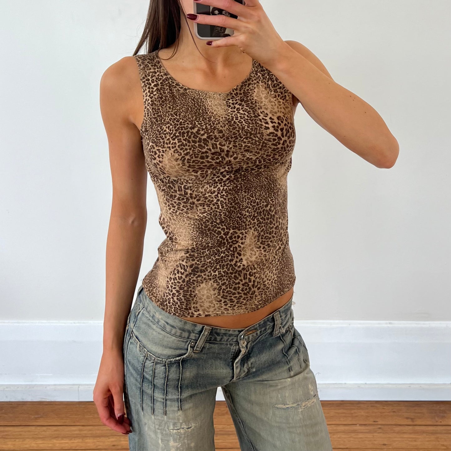 leopard print tank