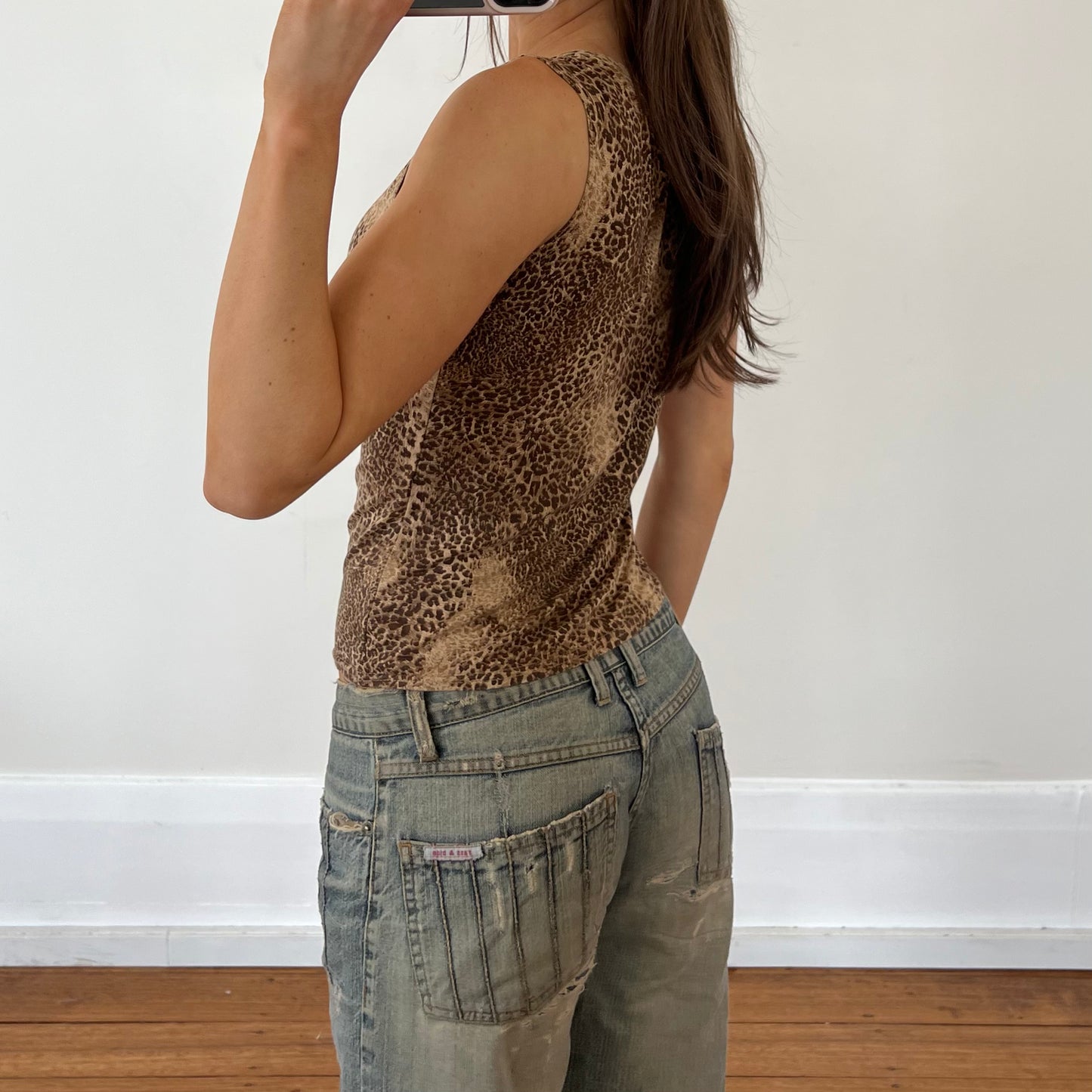 leopard print tank