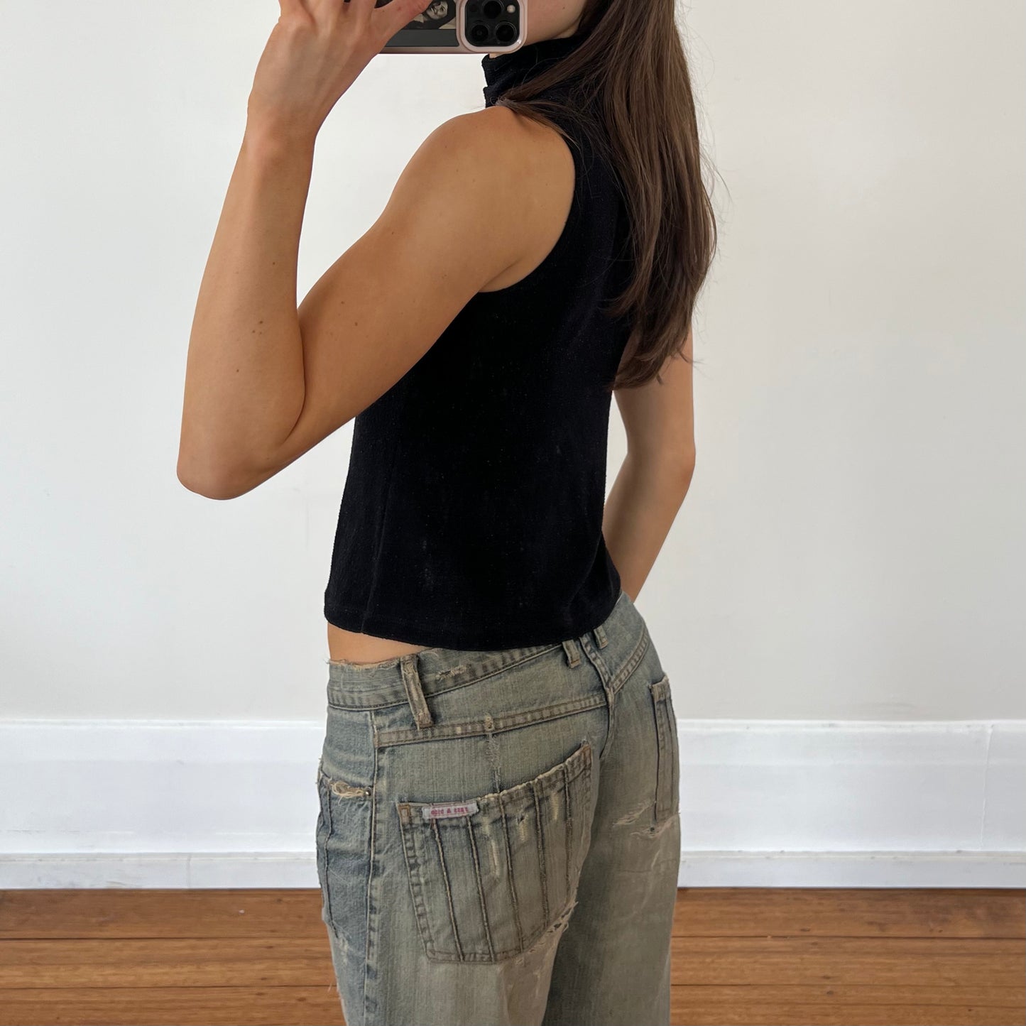 'chic' high neck top