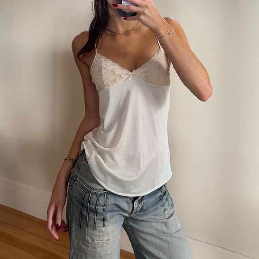 silky lace cami