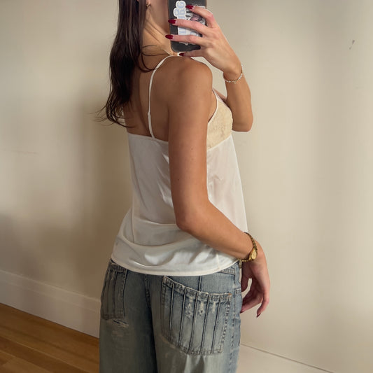 silky lace cami