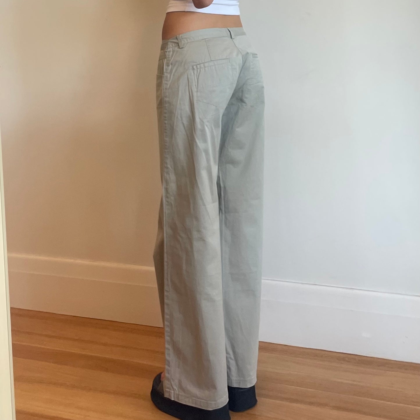 90s beige trousers