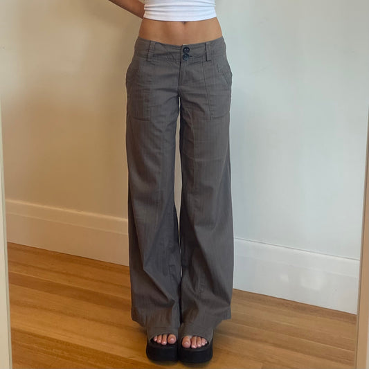 brown wide leg pants