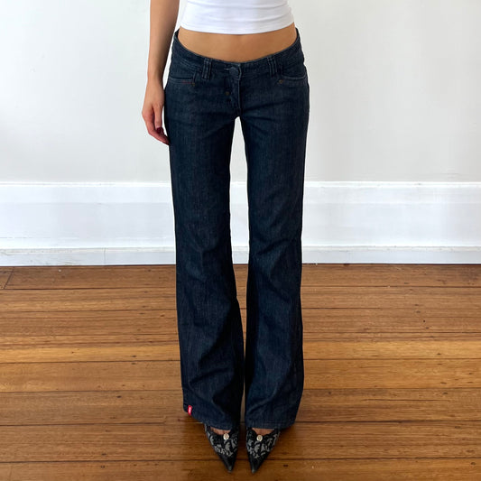 dark wash bootcut jeans