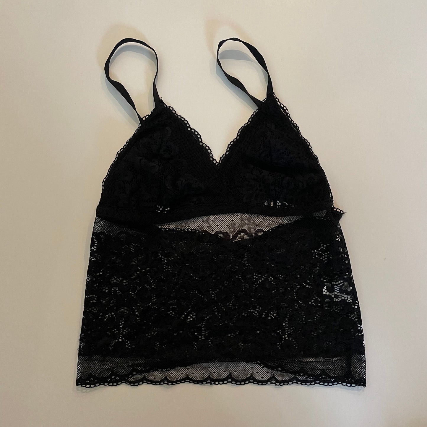 black lace cami