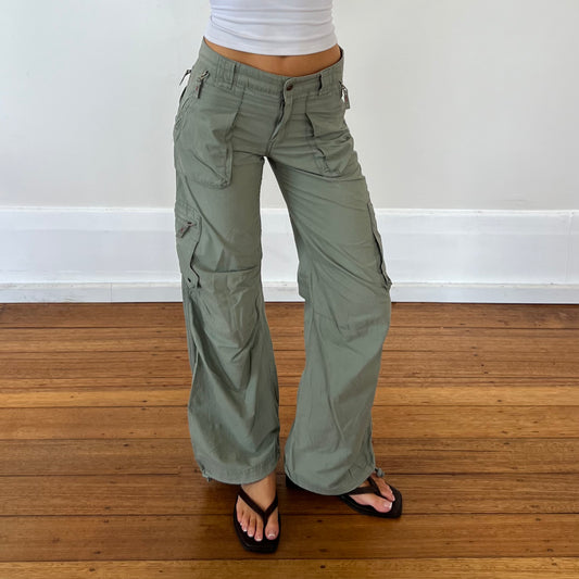 sage green cargo pants