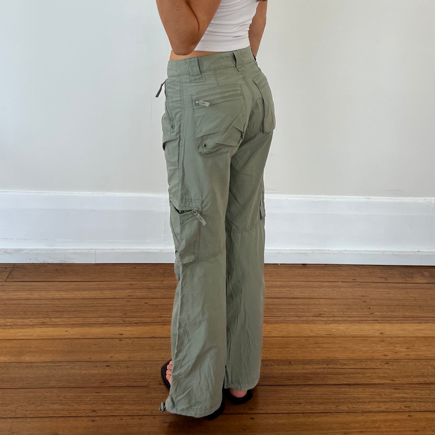 sage green cargo pants