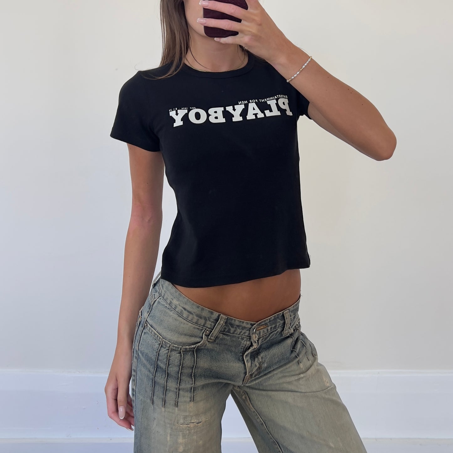 graphic Playboy baby tee