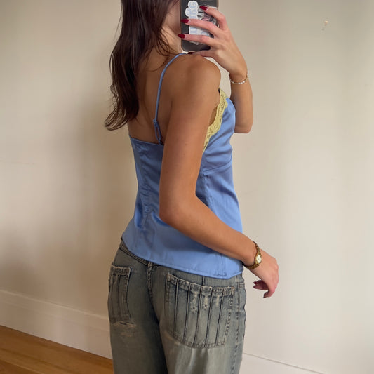 purple/yellow cami