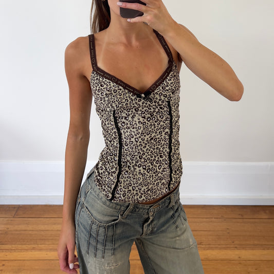 leopard print cami