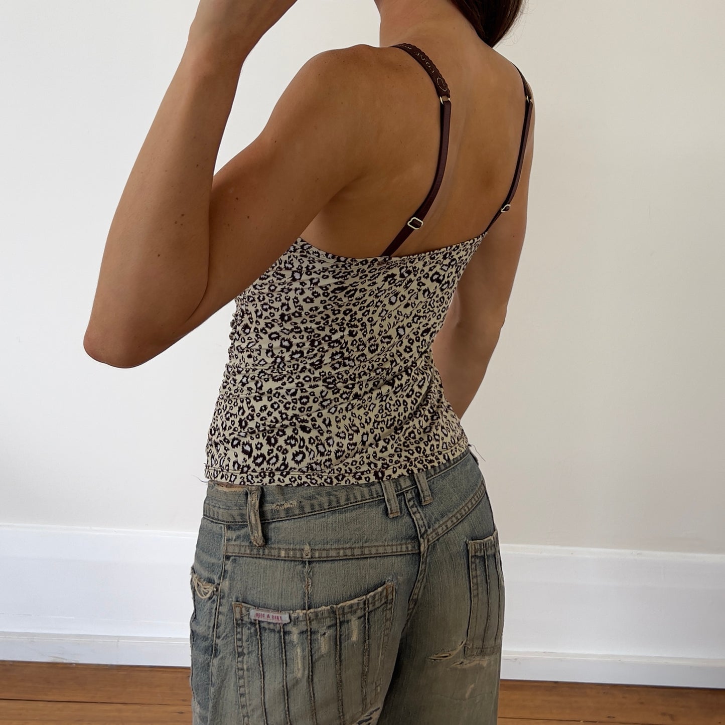 leopard print cami