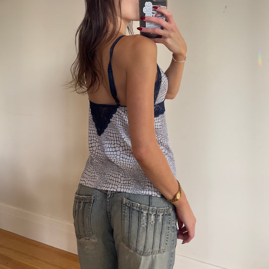 snake print cami