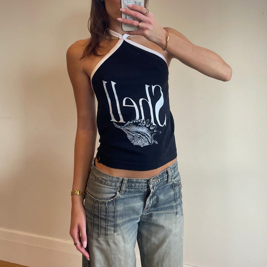 2000s 'Shell' halter top