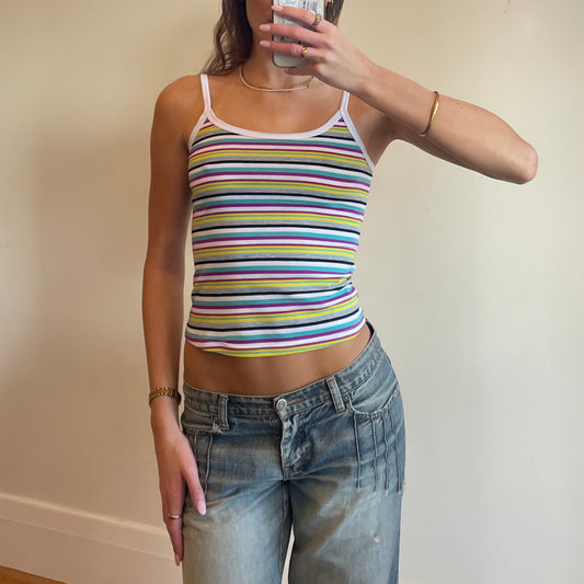 2000s stripey cami