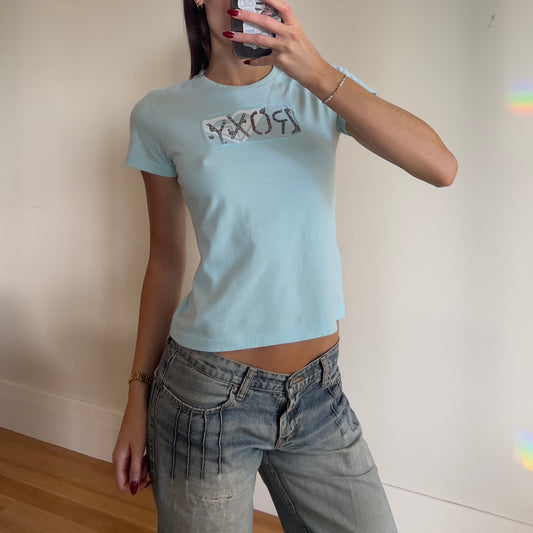 y2k graphic Roxy tee