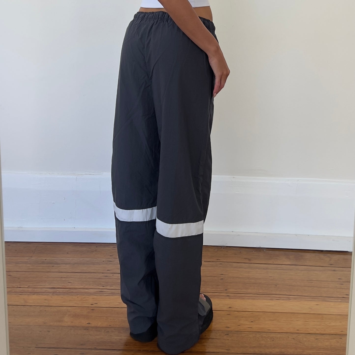 grey Nike track pants