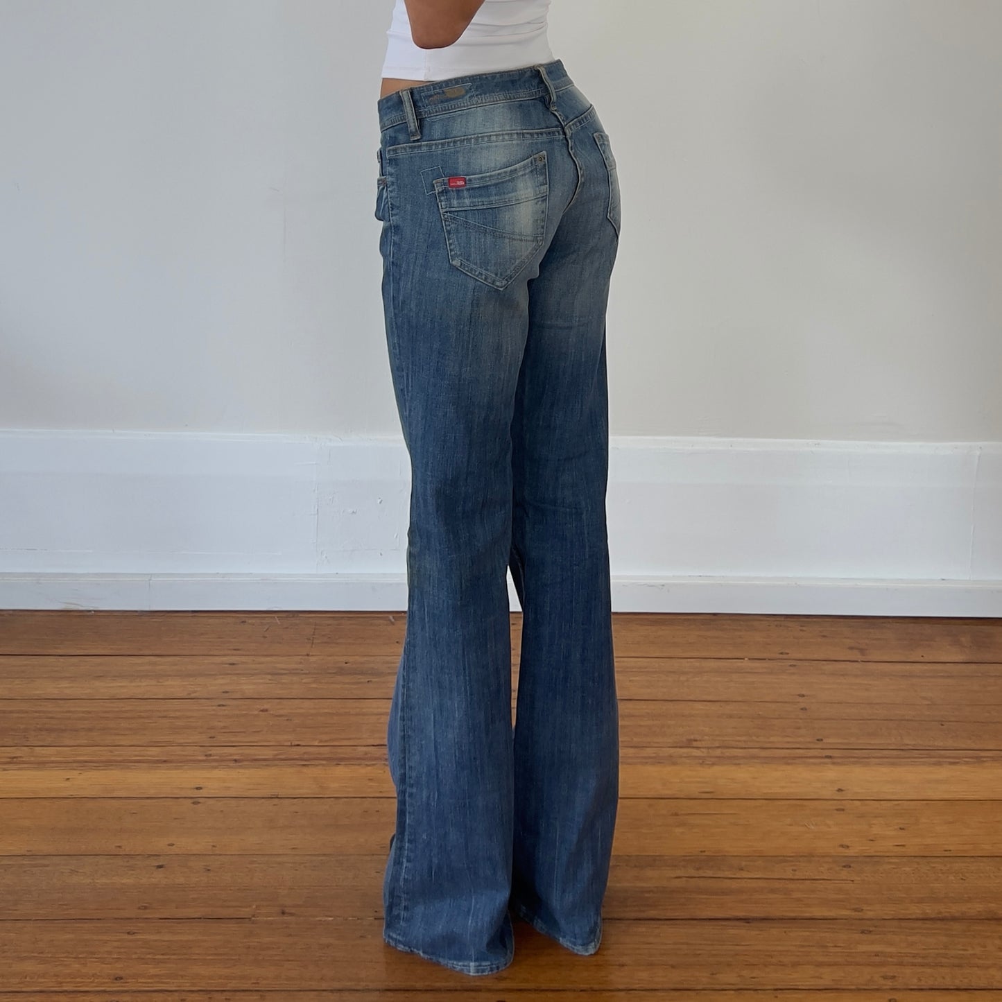 wide leg denim jeans