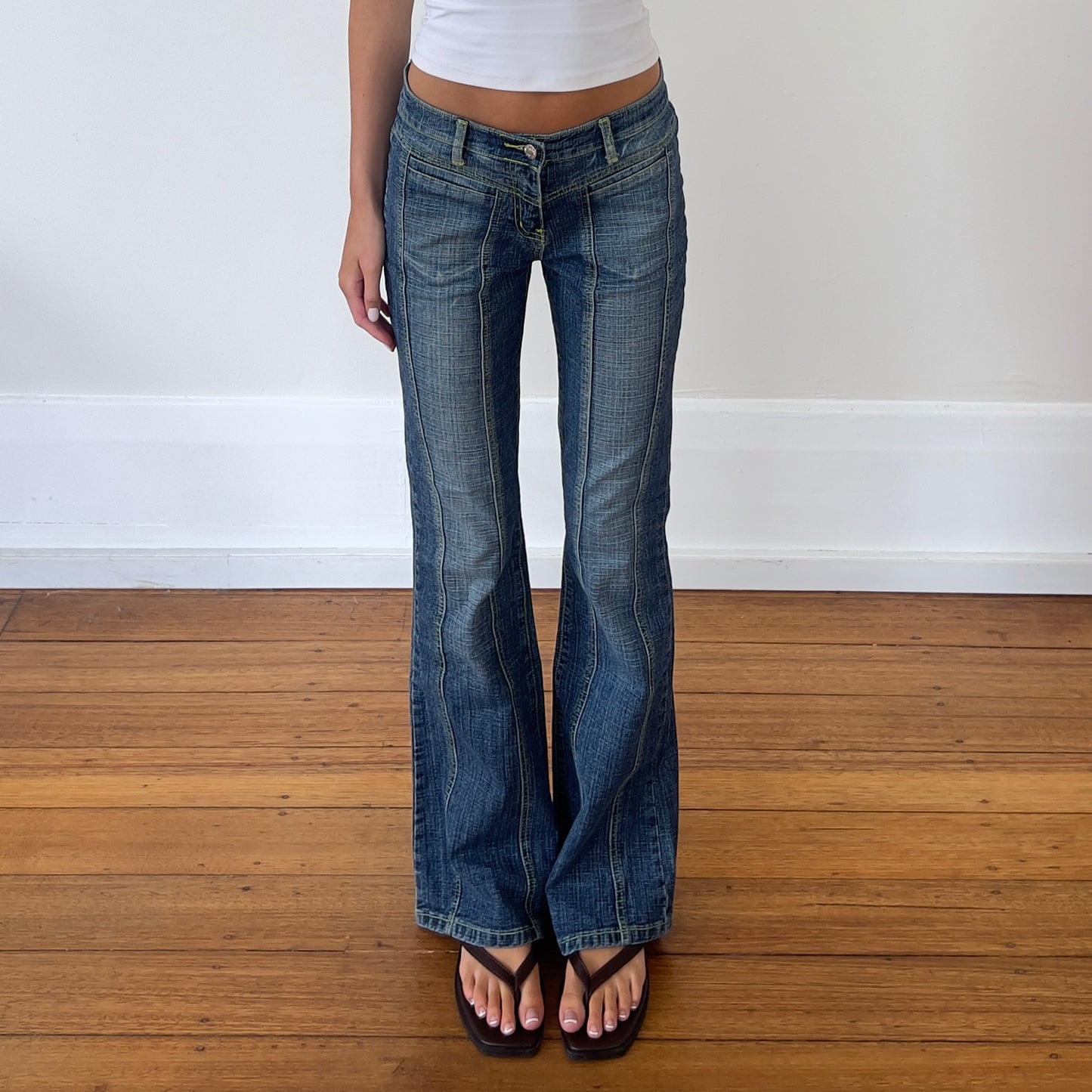 bootcut denim jeans