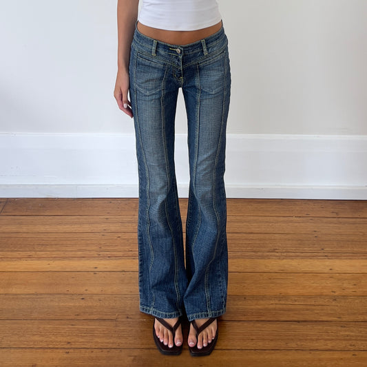 bootcut denim jeans