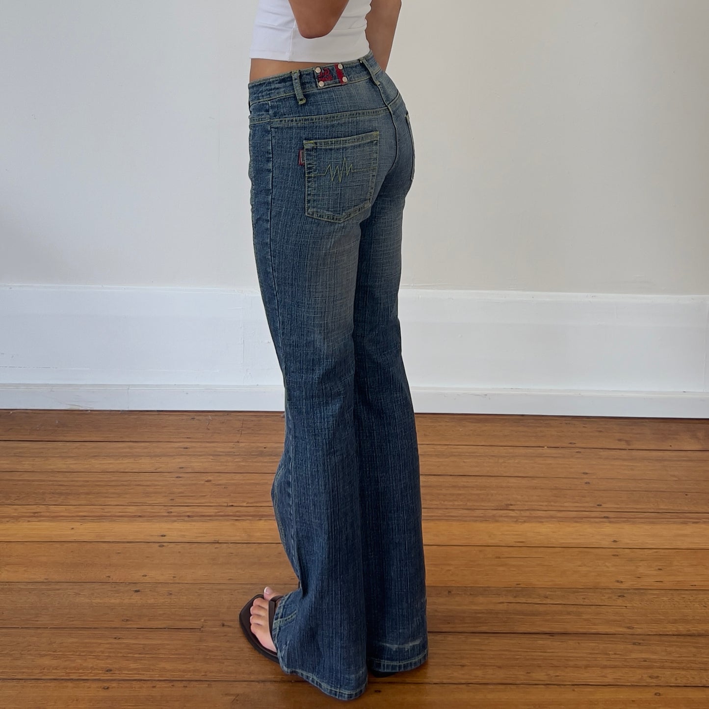 bootcut denim jeans