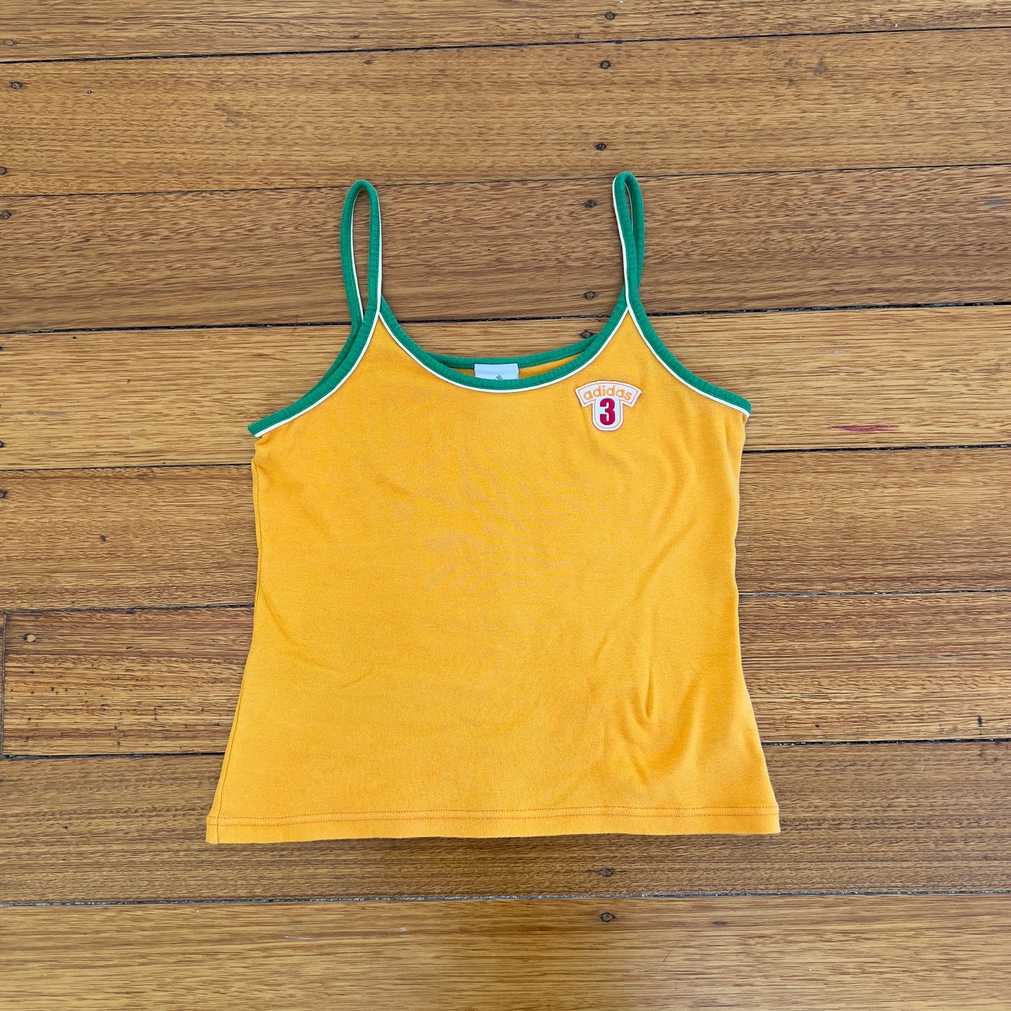 orange Adidas tank