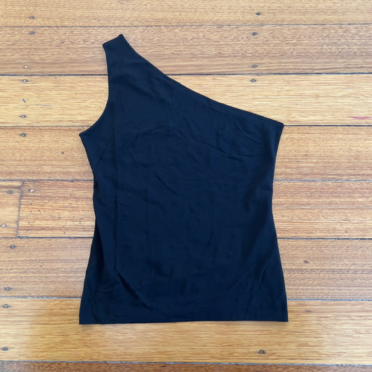 black mesh asymmetrical tank