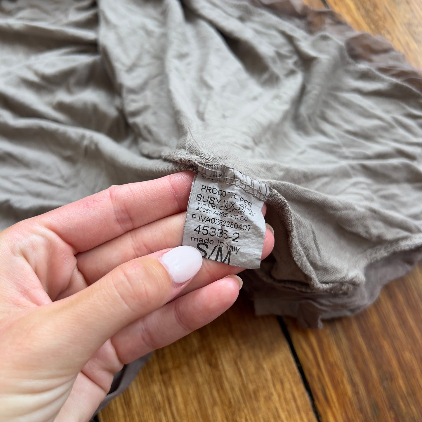Italian silk 3/4 cardi