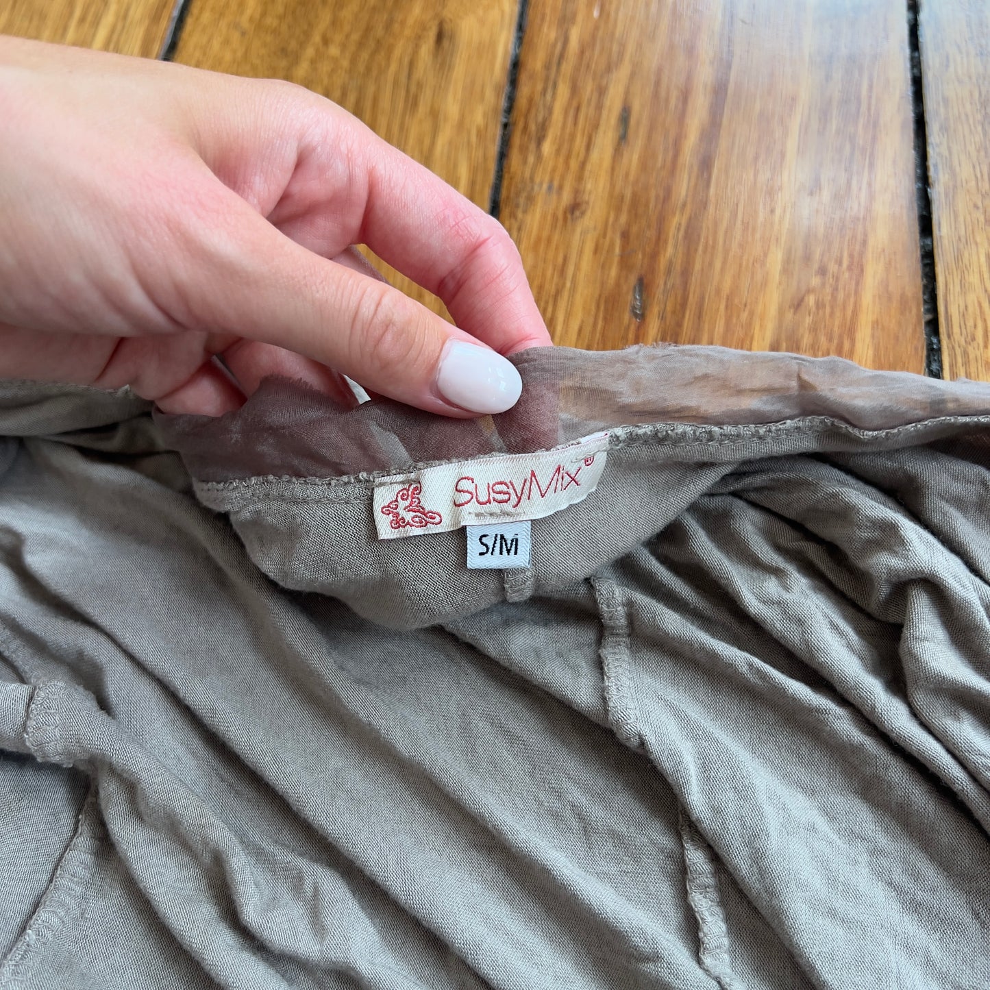 Italian silk 3/4 cardi