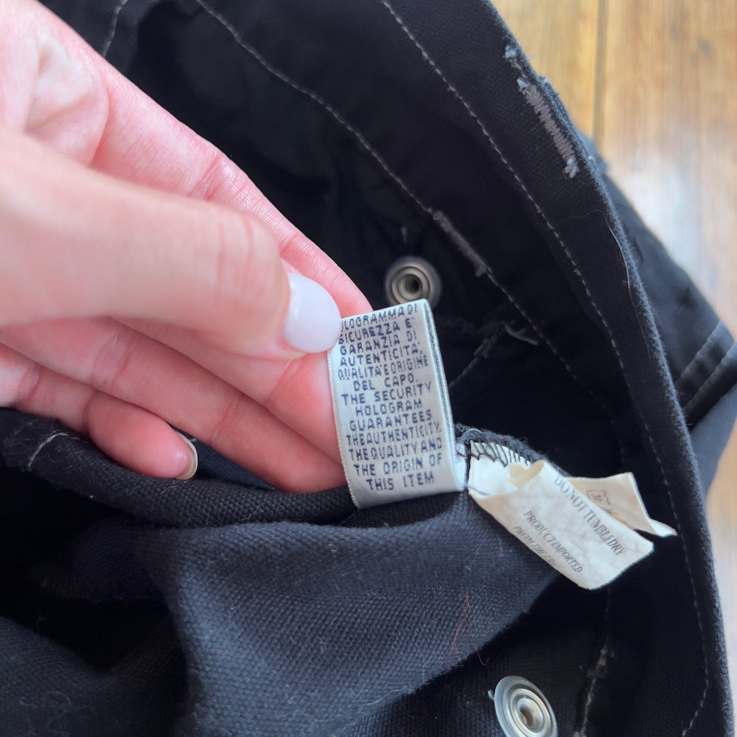 black high neck zip up jacket